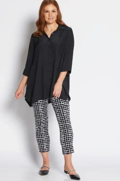Philosophy 7/8 Easy Pant - Black Stark - PH13 Best