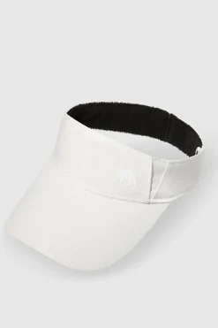 Running Bare Aces Linen Visor - White - RB16 Online