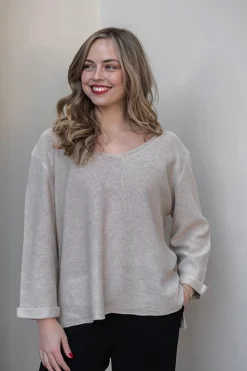 Pizazz Boutique Alessia Knit - Beige - SO5 New