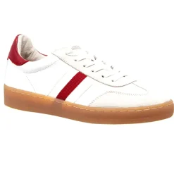 Alfie & Evie Aloha Sneaker - Cream/Red - AE20 Discount