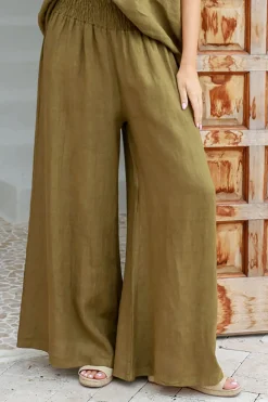 The Italian Cartel Amara Pant - Olive - IC22 Clearance