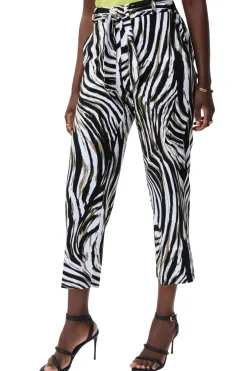 Joseph Ribkoff Animal Print Wide Leg Pant - JR16 Hot