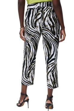 Joseph Ribkoff Animal Print Wide Leg Pant - JR16 Hot