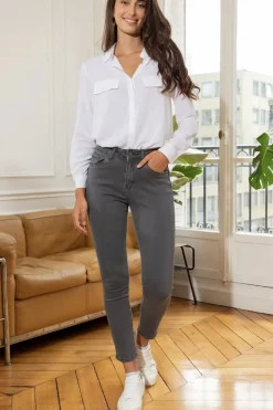 Ana & Lucy Anna High Rise Jeans - Graphite - AL1 Best