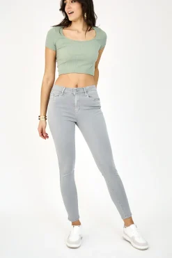 Ana & Lucy Anna High Rise Jeans - Grey - AL1 Clearance