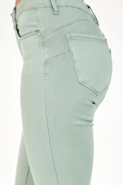 Ana & Lucy Anna High Rise Jeans - Sage - AL1