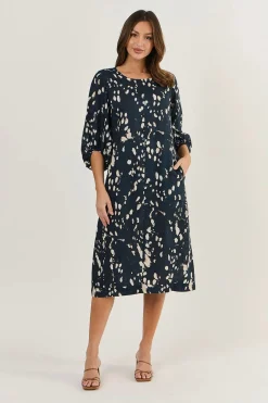 Naturals By O & J Anya Linen Dress - Universe - OJ5 New