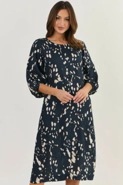Naturals By O & J Anya Linen Dress - Universe - OJ5 New