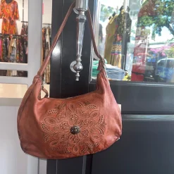 Art N Vintage Asher Hobo Bag - Oak - AV6 Hot