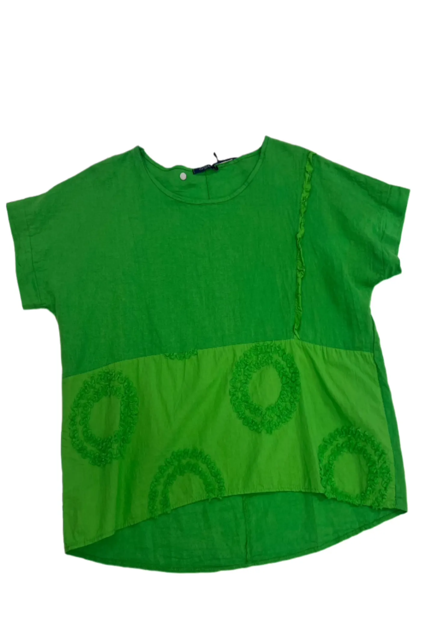 Cest Parfait Ava Linen Shirt - Apple - CP1 New