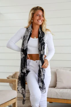 Free Spirit Ava Scarf - Black - FR1 Best