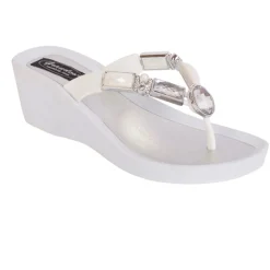 Grandco Bamboo Wedge - White - GC5 Outlet