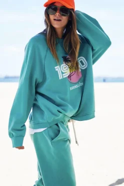 Hammill + Co Beach Sweat - Faded Jade - HC20 Sale