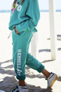 Hammill + Co Beach Track Pant - Faded Jade - HC21 Outlet