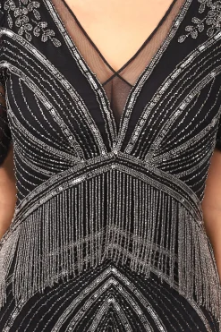 Jesse Harper Beaded Queen Dress Outlet