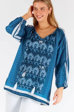 Lula Life Blakely Top - Navy - LL46 Best