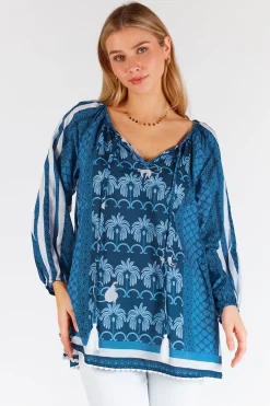 Lula Life Blakely Top - Navy - LL46 Best