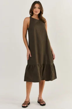 Naturals By O & J Brooklyn Dress - Espresso - OJ15