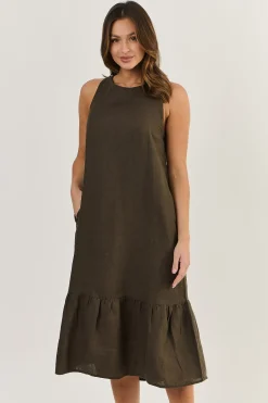 Naturals By O & J Brooklyn Dress - Espresso - OJ15