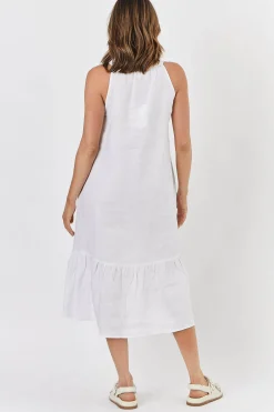 Naturals By O & J Brooklyn Dress - White - OJ15 Best