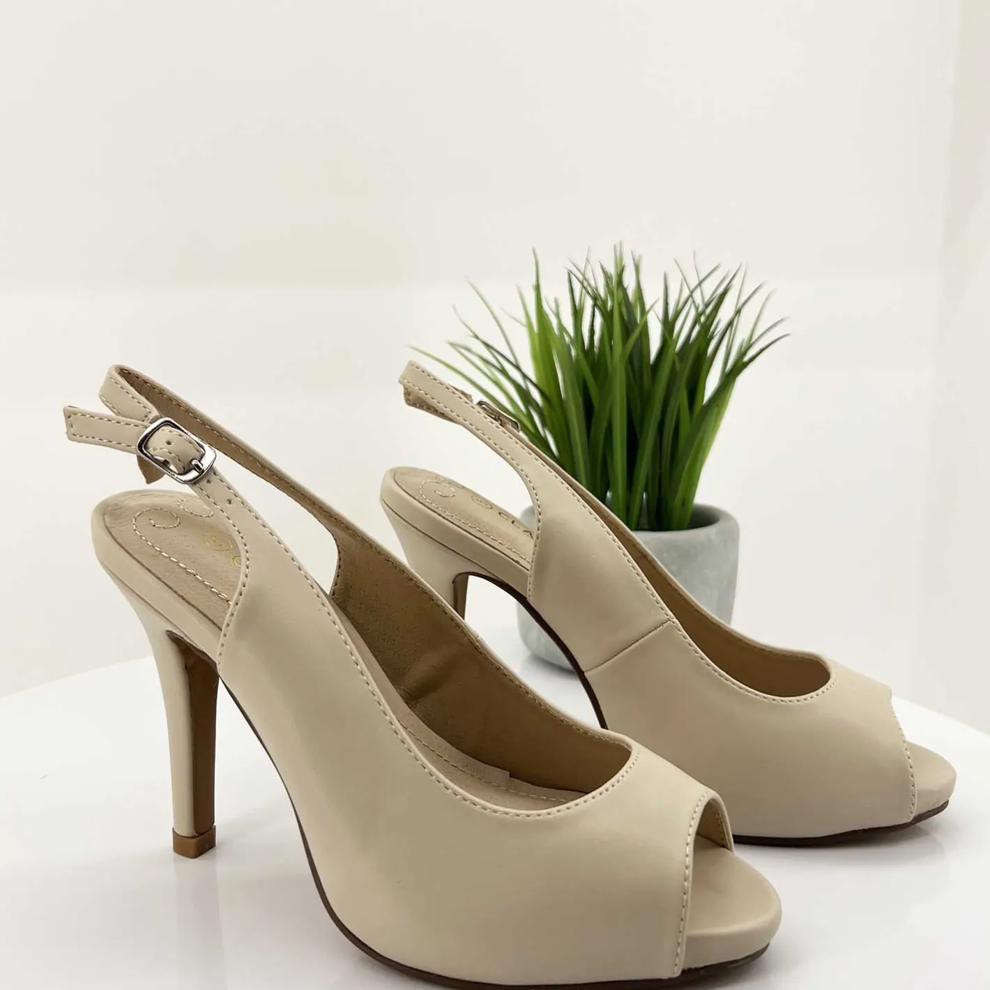 Clarice Caelia Heel | Nude | C1 Discount