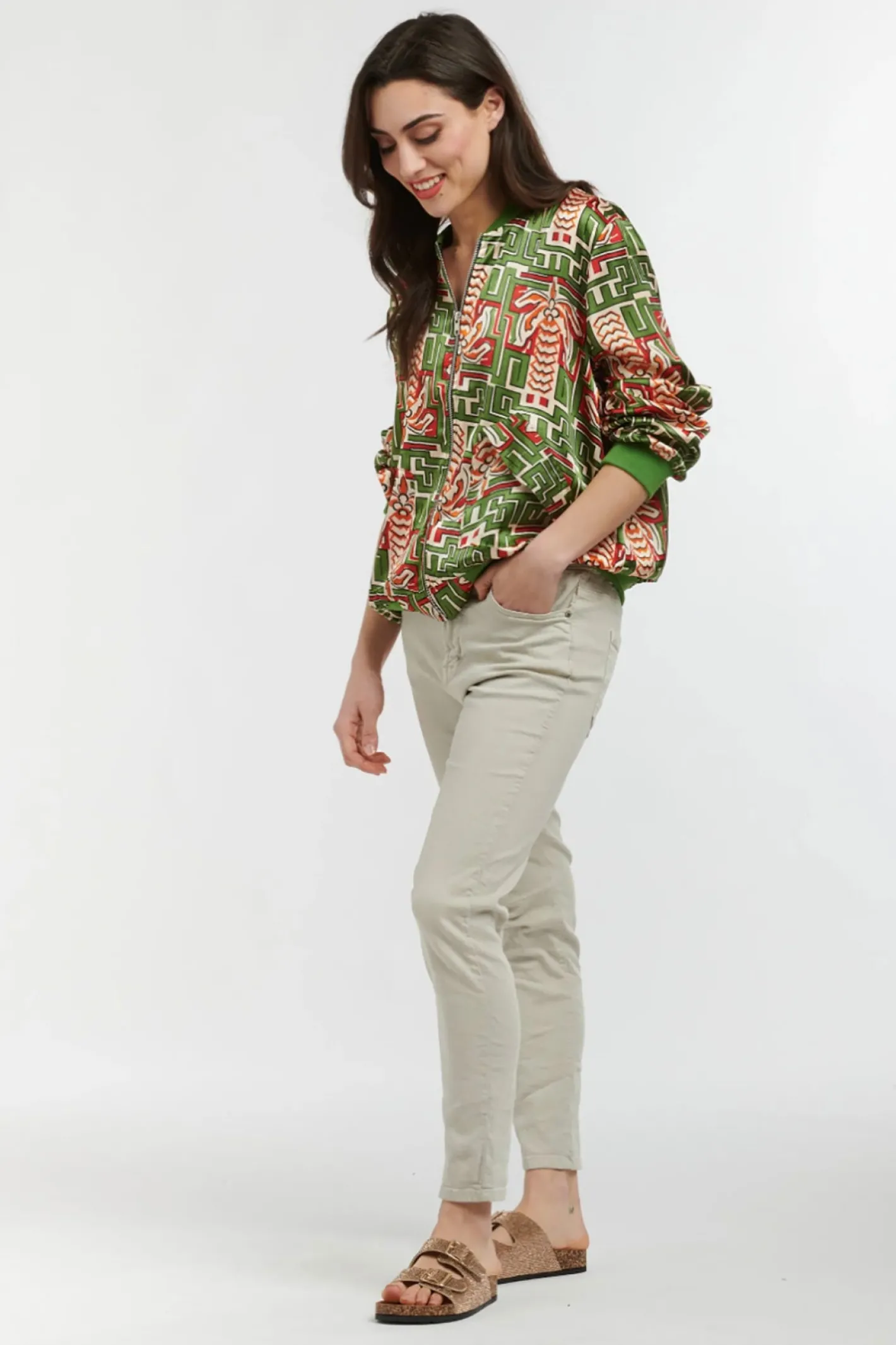 Italian Star Cafe Jacket - Green - IS24 Online