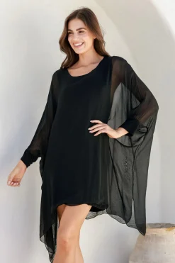 The Italian Cartel Campana Black Dress - IC8 Online