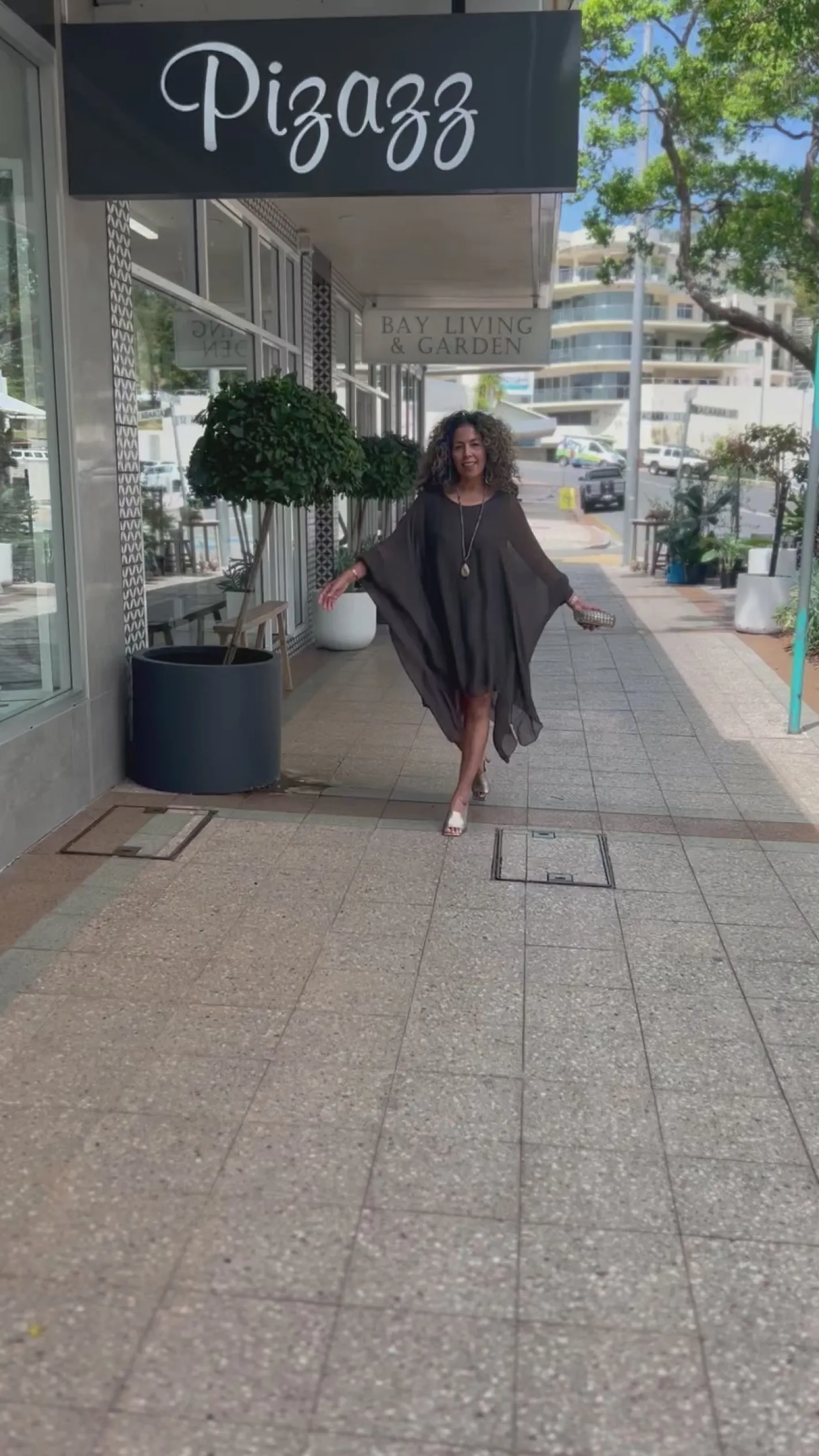 The Italian Cartel Campana Dress - Chocolate - IC8 Clearance