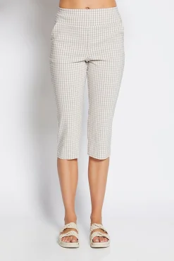 Philosophy Capri Pocket Pant - Gingham - PH45