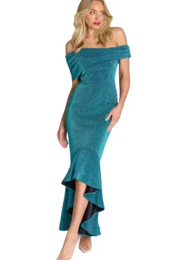 Romance Caterina Maxi - Teal - ROM7 Hot