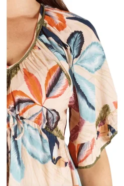 Lula Soul Cayman Tie Dress - Print - LS1 New