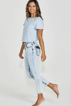 New London Jeans Chelsea-S Taper Crop Jean - NLJ29 Online