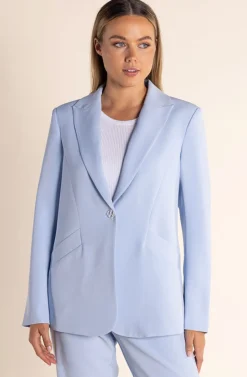 Two-T's Clare Suit Blazer - Sky - TT43 Online