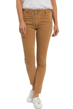 Italian Star Classic Button Jeans - Biscotti - IS10 Discount