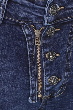 Italian Star Classic Button Jeans - Denim - IS10 Clearance