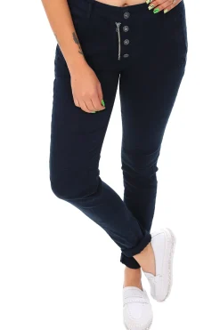 Italian Star Classic Button Jeans - Indigo - IS10 Outlet