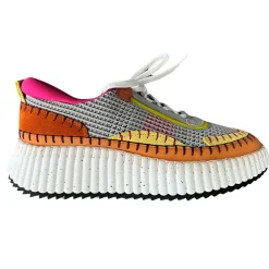 Django & Juliette Copen Sneaker - Orange - DJ46 Hot
