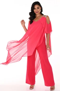 Frank Lyman Corlette Jumpsuit - Dahlia - FL272 Best