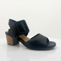Rilassare Daisy Heeled Sandal - Black - RS5 Outlet