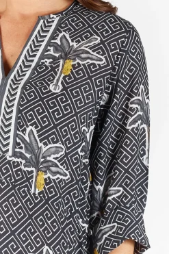 Lula Soul Dominica Kaftan - Ebony - LS9 Clearance