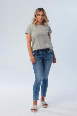 New London Jeans Dundee Hybrid Jogger Jeans - Wash - NLJ7 New