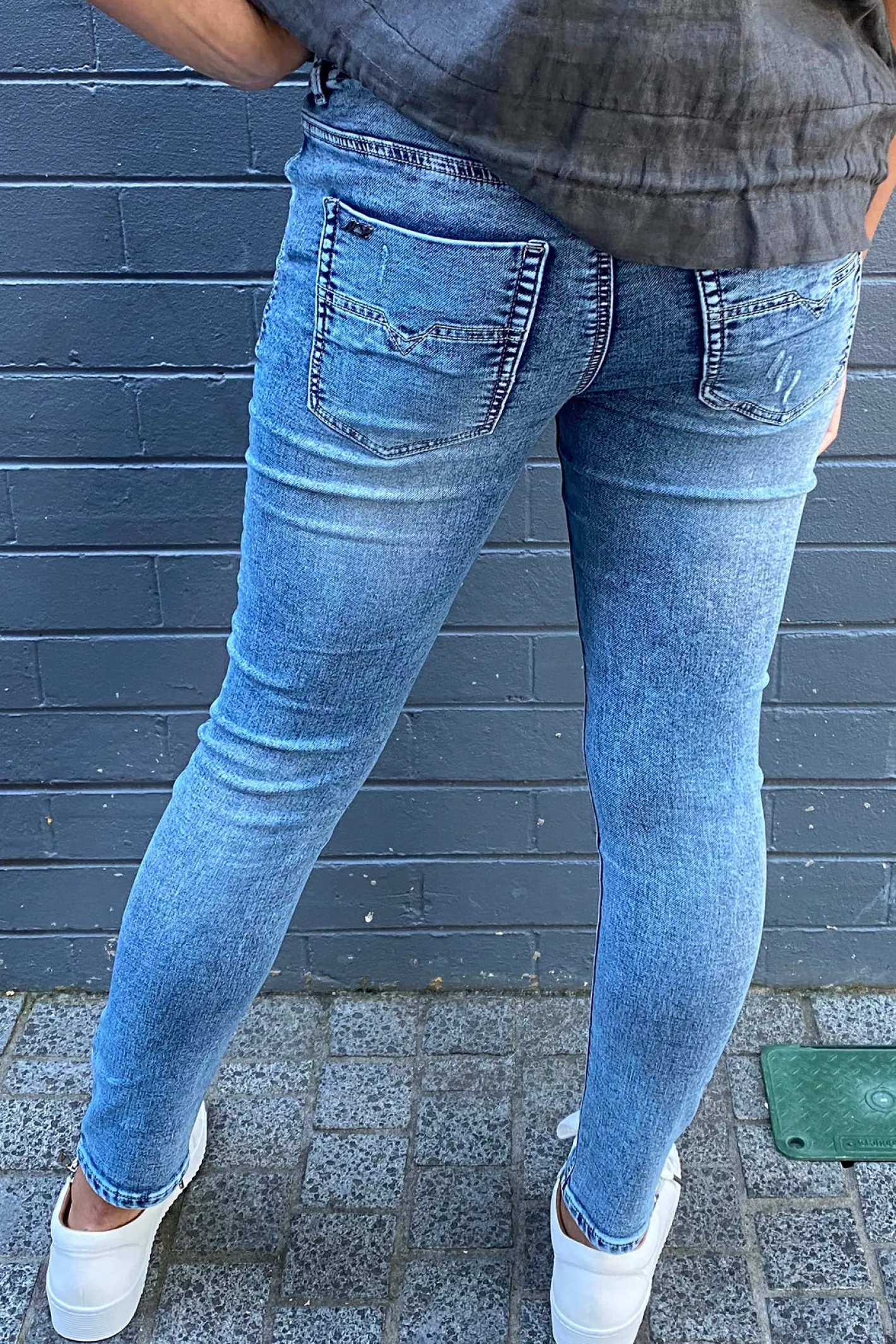 New London Jeans Dundee Hybrid Jogger Jeans - Wash - NLJ7 New