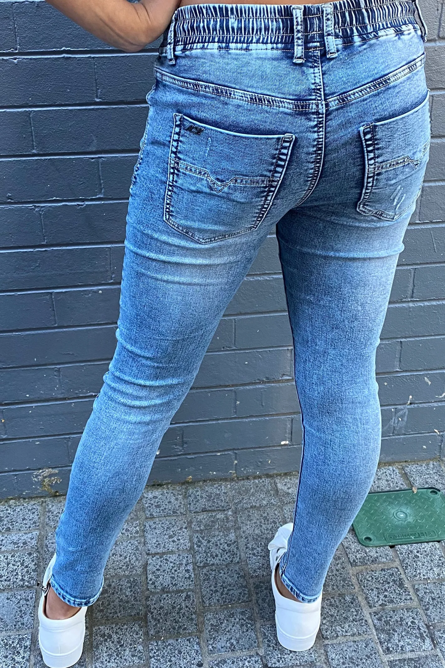 New London Jeans Dundee Hybrid Jogger Jeans - Wash - NLJ7 New