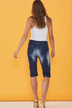 New London Jeans Dundee Hybrid Jogger Short - Denim - NLJ21 Best