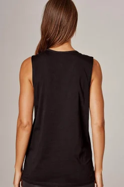 Running Bare Easy Rider Muscle Tank - Black - RB8 Outlet
