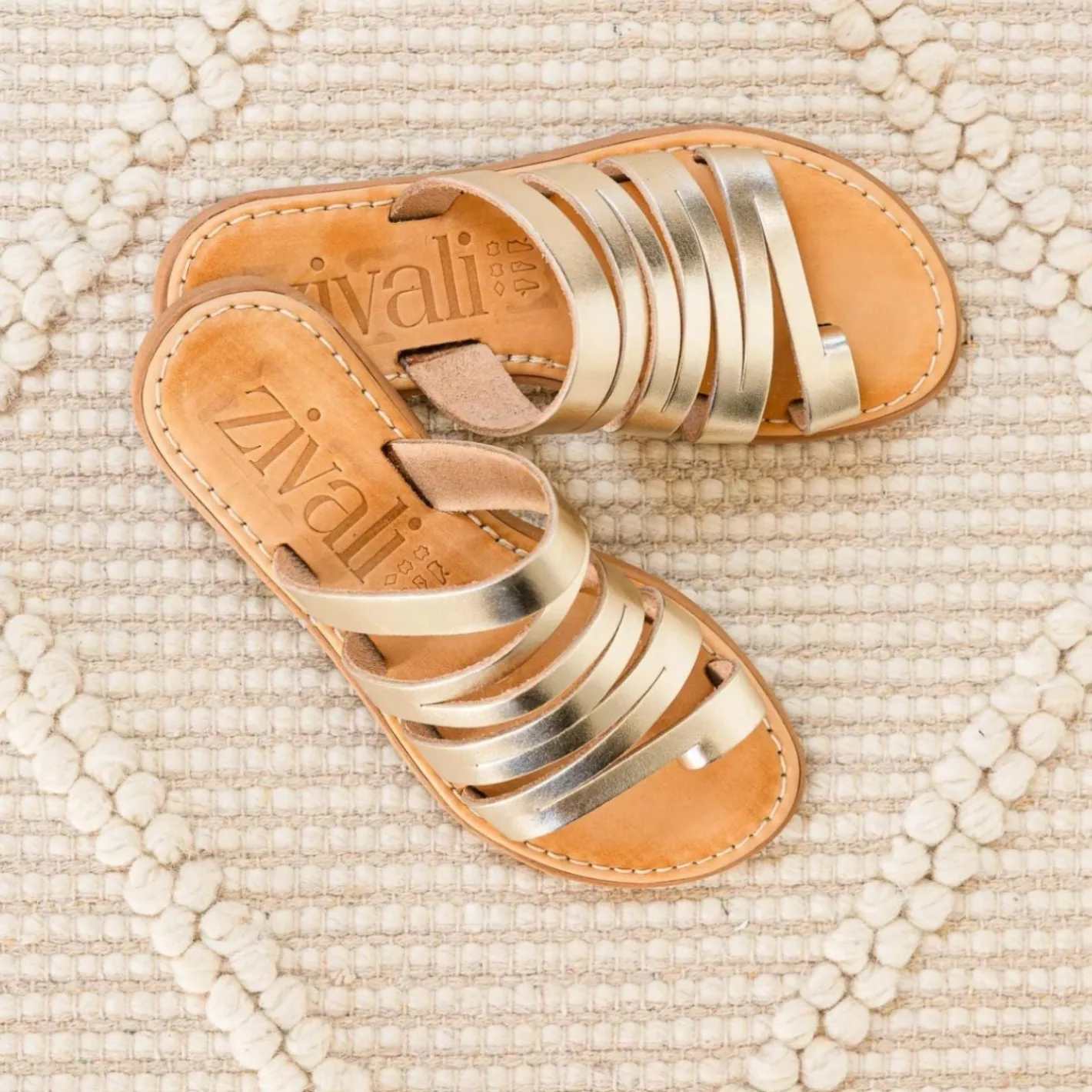 Zivali Eleni Sandal - Gold - ZV1 New