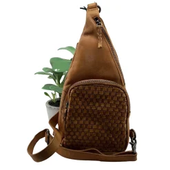 Modapelle Eliza Crossbody Bag - Tan - ML11 Best