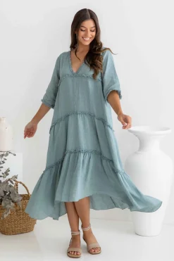 The Italian Cartel Emily Dress - Blue - IC40 Online