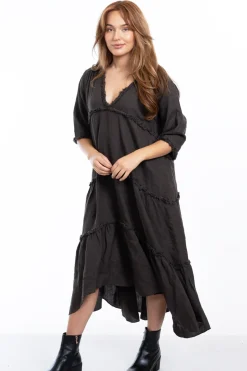 The Italian Cartel Emily Dress - Chocolate - IC40 Online