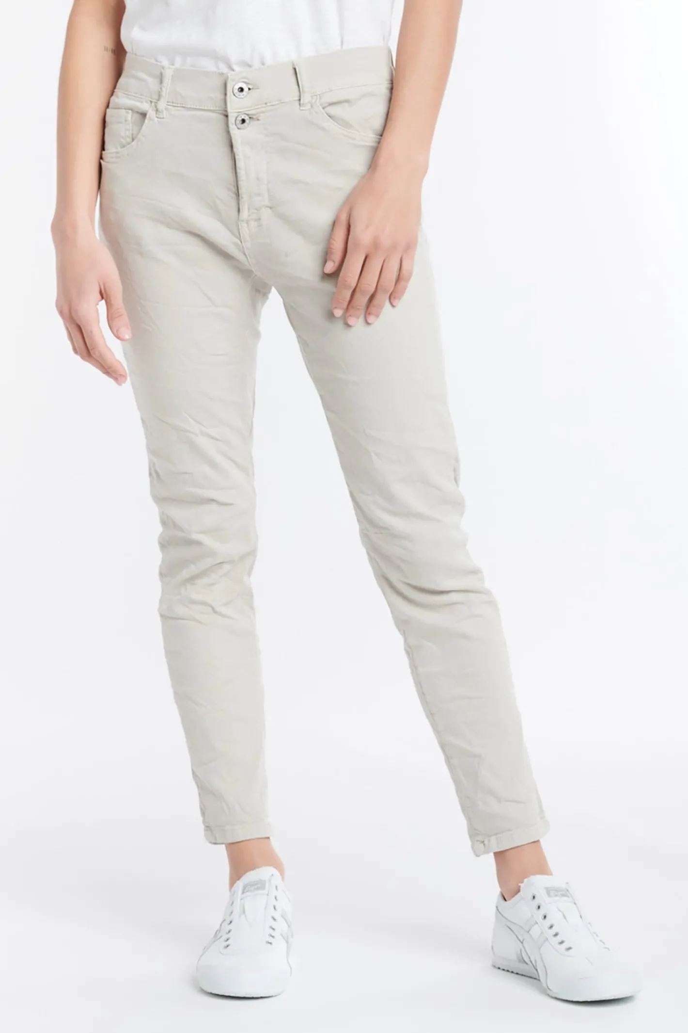 Italian Star Emma Stretch Jeans - Sand - IS5 Online